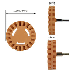 Drill adapter arbor included for quick setup with any home drill