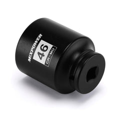 MixPOWER CR-MO 46mm socket with laser-etched size marking for quick identification.
