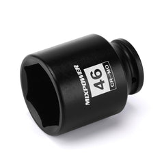 MixPOWER half-inch drive deep impact socket 46mm for high-torque wheel work.