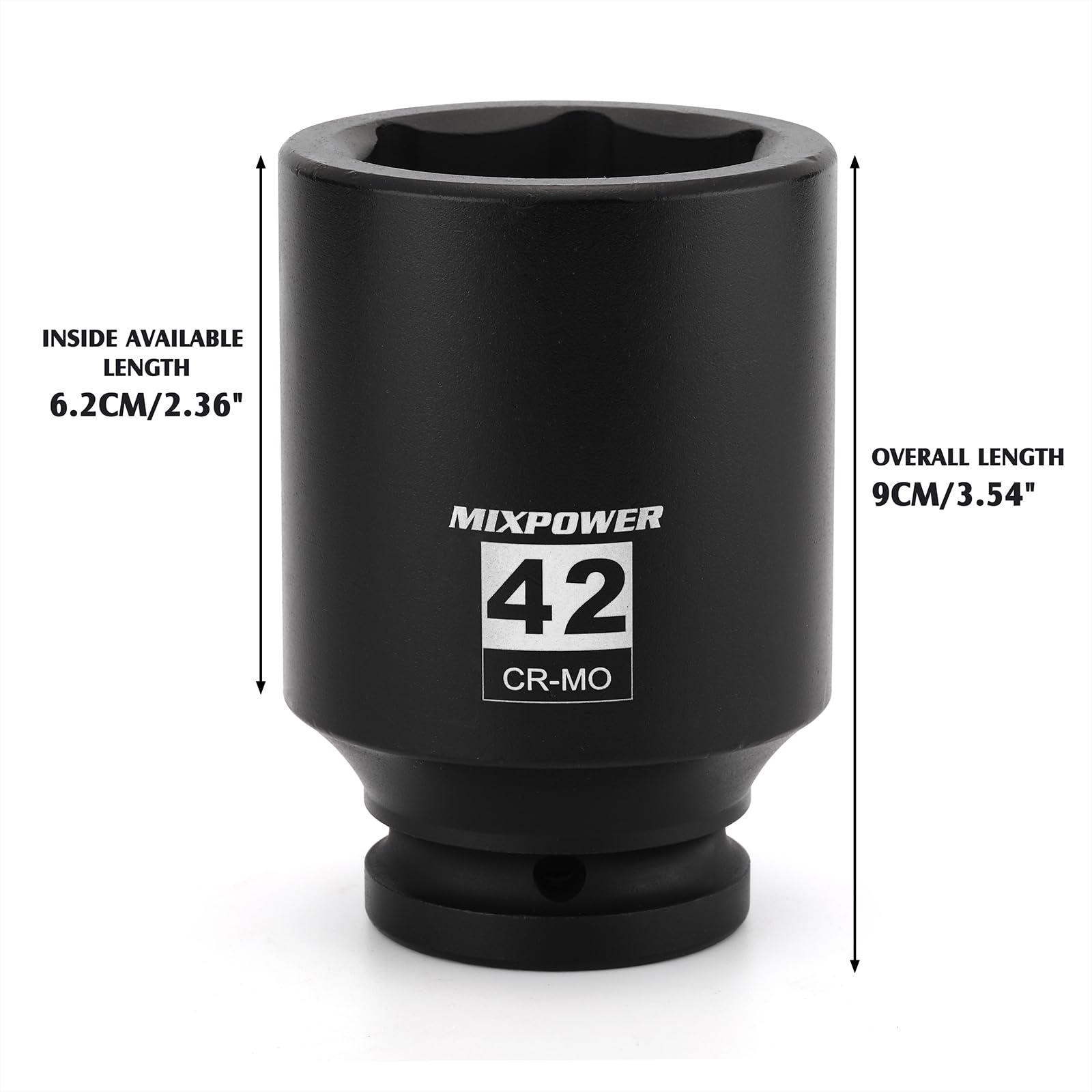 Mixpower impact-driver compatible socket ready for installation tasks.