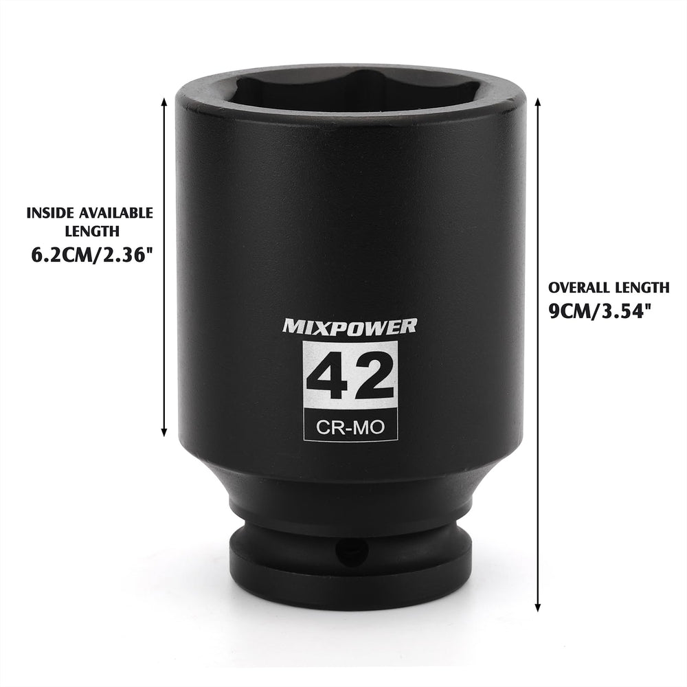 Mixpower impact-driver compatible socket ready for installation tasks.