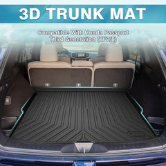 Mixsuper cargo liner raised lip blocks spills for a clean trunk