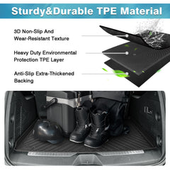 Mixsuper cargo liner installed behind the third row in an SUV.