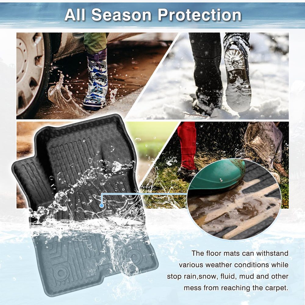 Mixsuper floor mats easy to wipe clean and refresh.