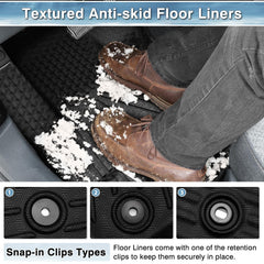 Mixsuper floor mats raised edges block spills from reaching the floor.