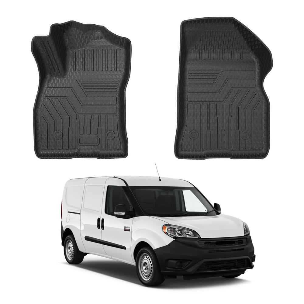 Mixsuper front floor mats for Ram ProMaster City with precise fit and protection