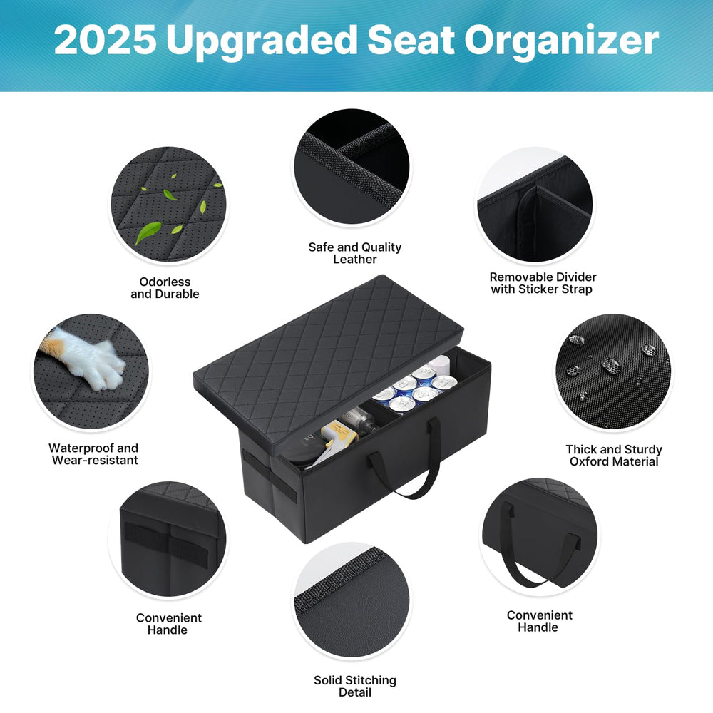 Mixsuper Liner dog toy storage bin keeps pets comfy and the car tidy.