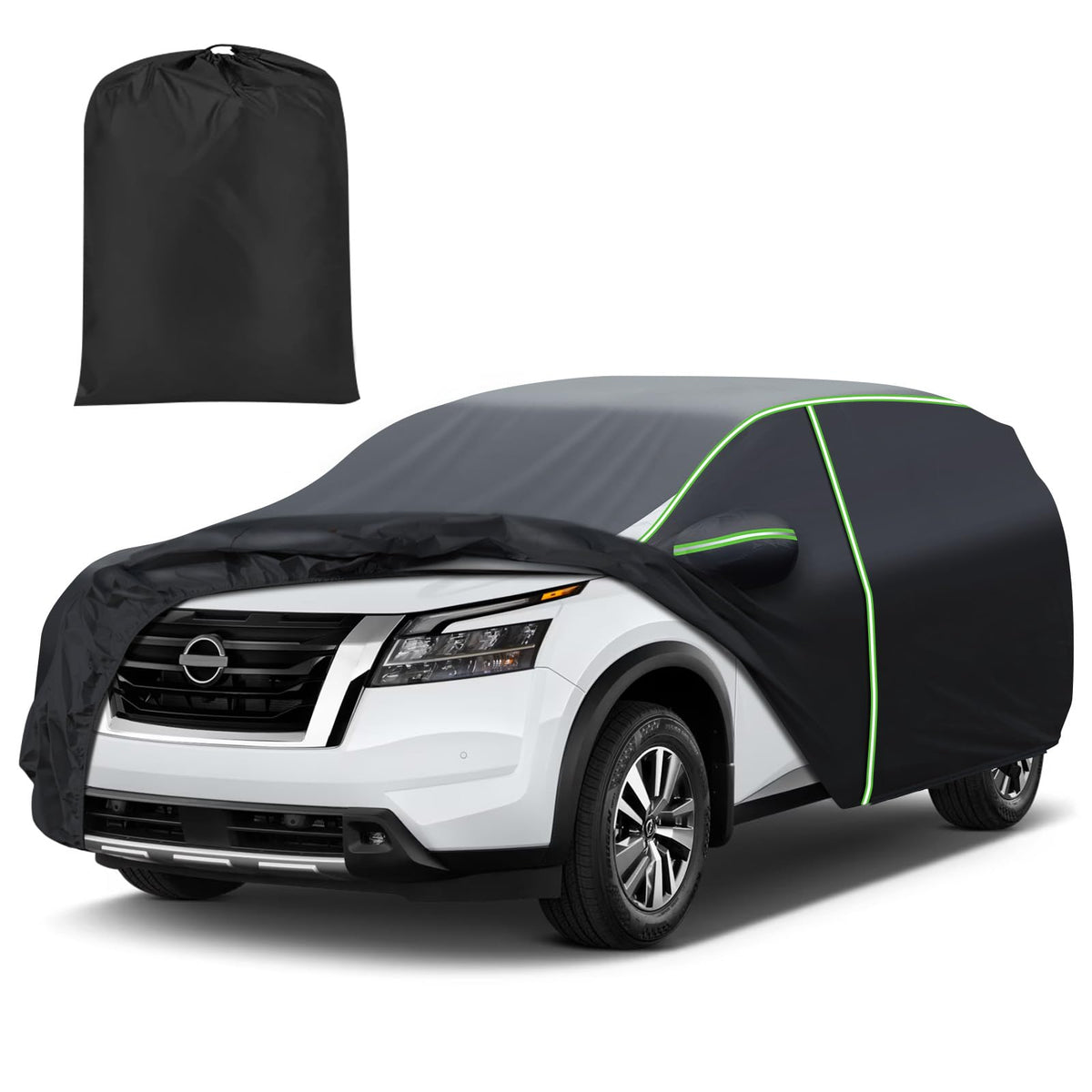 Mixsuper Liner Nissan Pathfinder cover with 7-layer design protects paint indoors and outdoors.