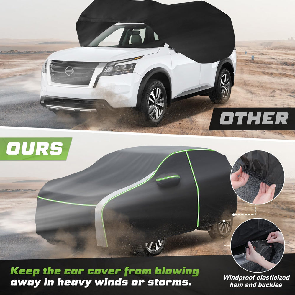 Mixsuper Liner all-weather waterproof design shields Pathfinder from rain and snow.