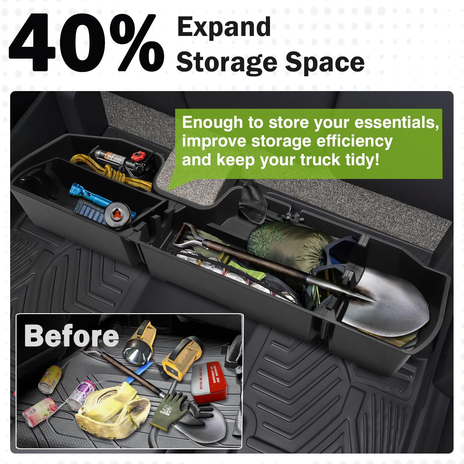 Mixsuper Liner detachable inner bin for sorting small parts and accessories.
