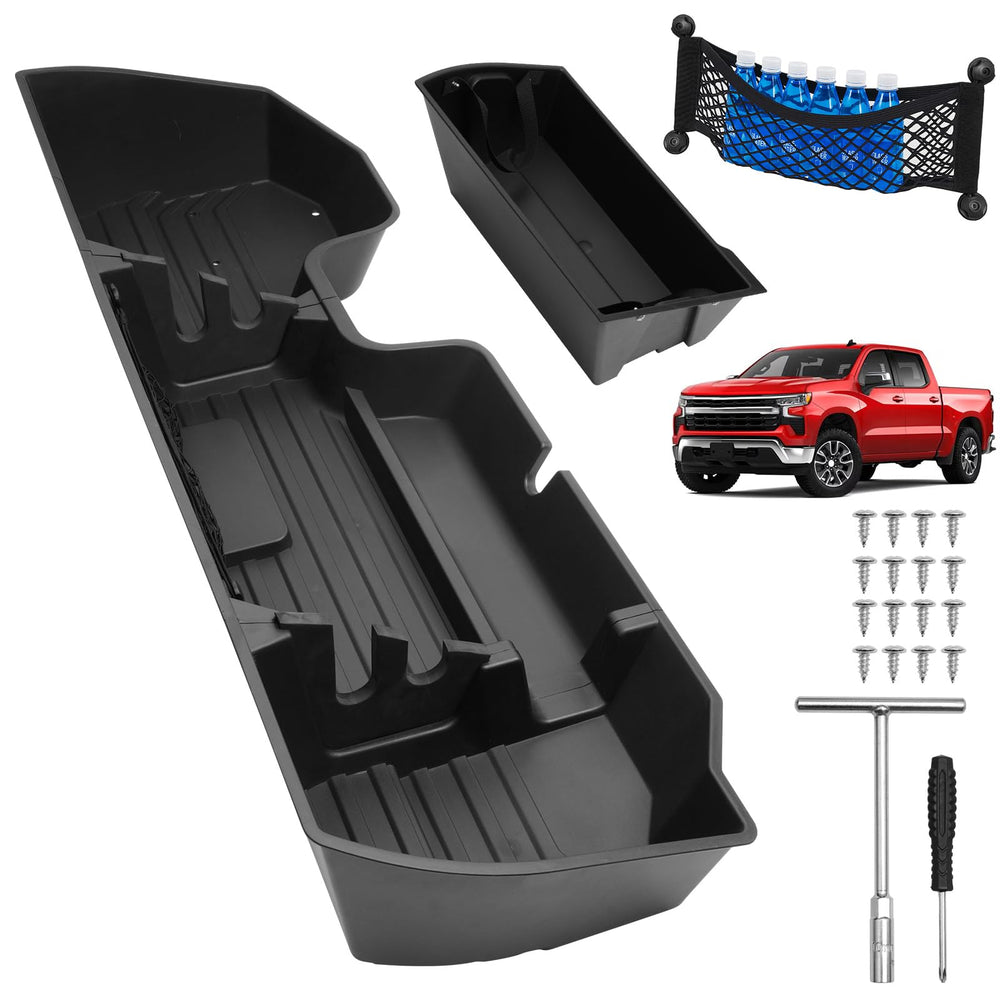 Mixsuper Liner main box under seat storage keeps tools organized and within reach.