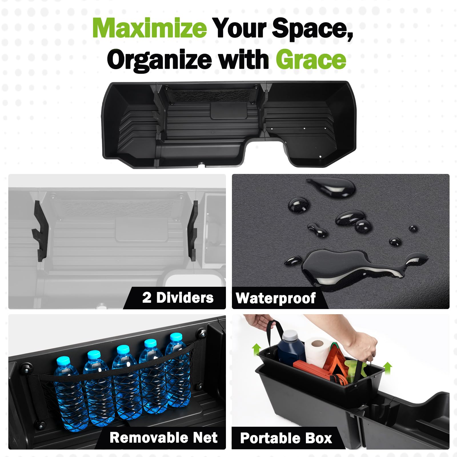 Mixsuper Liner mounting brackets secure the unit for rugged use.