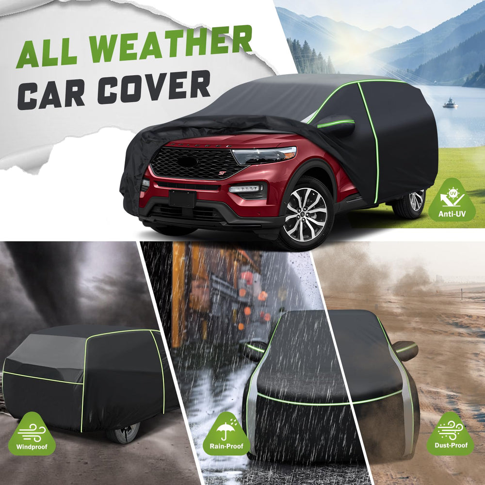 Mixsuper Liner windproof hem and wheel buckles keep the cover in place.