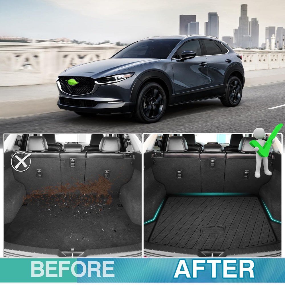 Mixsuper non-slip trunk liner features a textured surface to prevent shifting