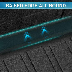 Mixsuper raised lip traps liquids and debris to keep the original carpet clean