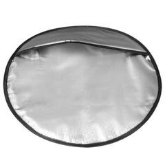 MiOYOOW steering wheel sun shade cover front view showing heat protection and comfort