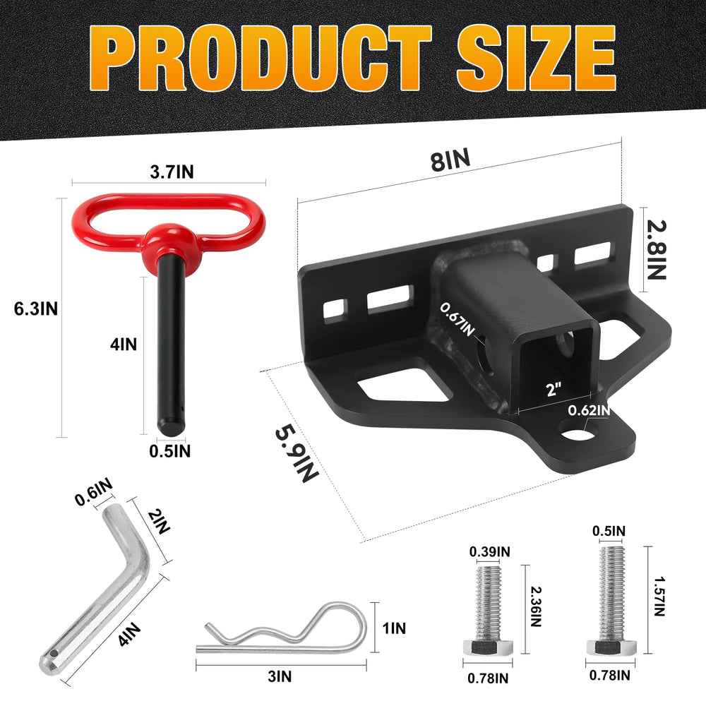 MJHHAPY compatibility covers mowers, tractors, trailers, golf carts, and ATVs.