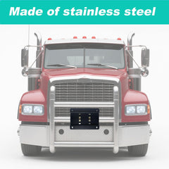 MJNAUY carbon steel construction with black finish communicates durability and weather resistance.