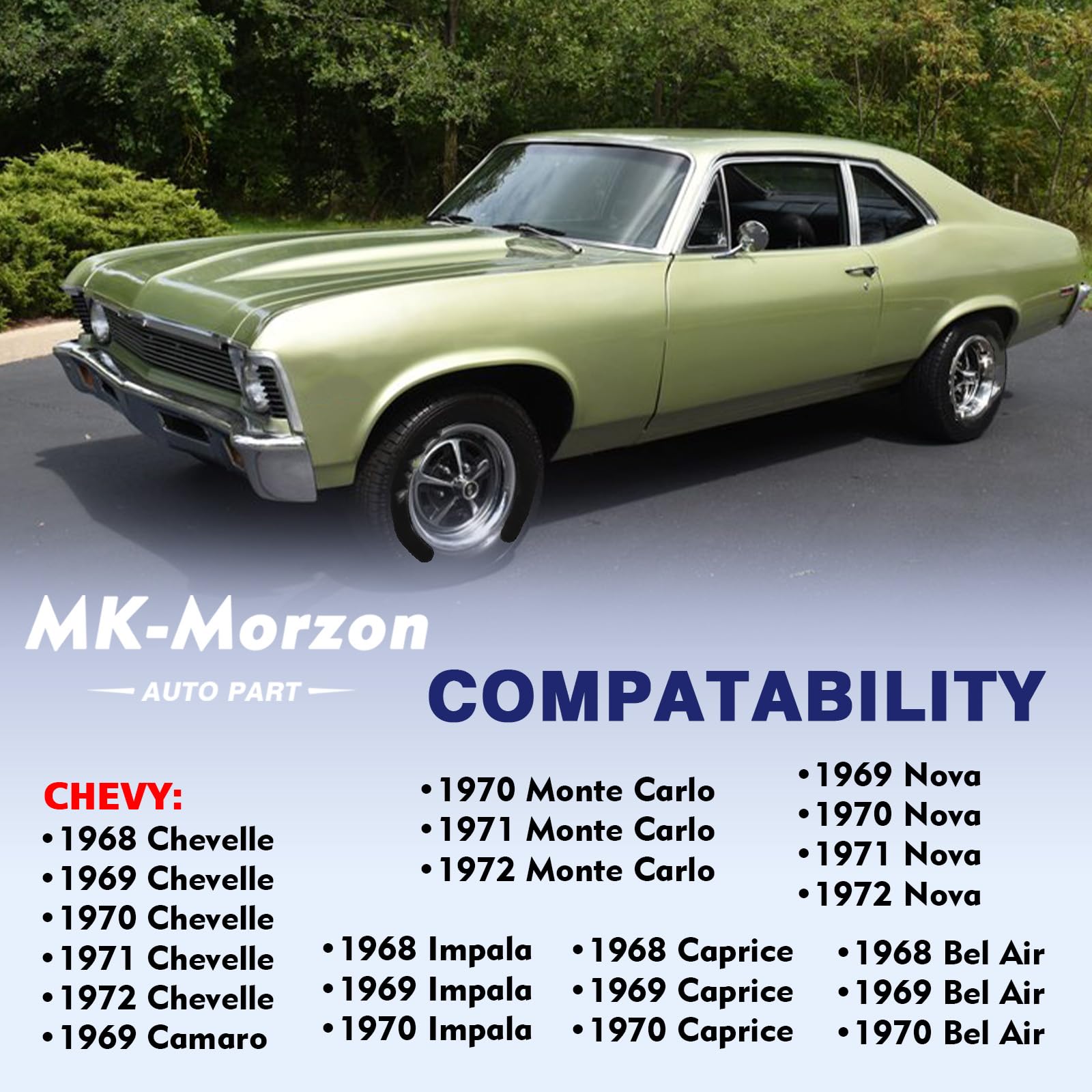 MK-Morzon 1969-1972 Nova bracket with corrosion resistance