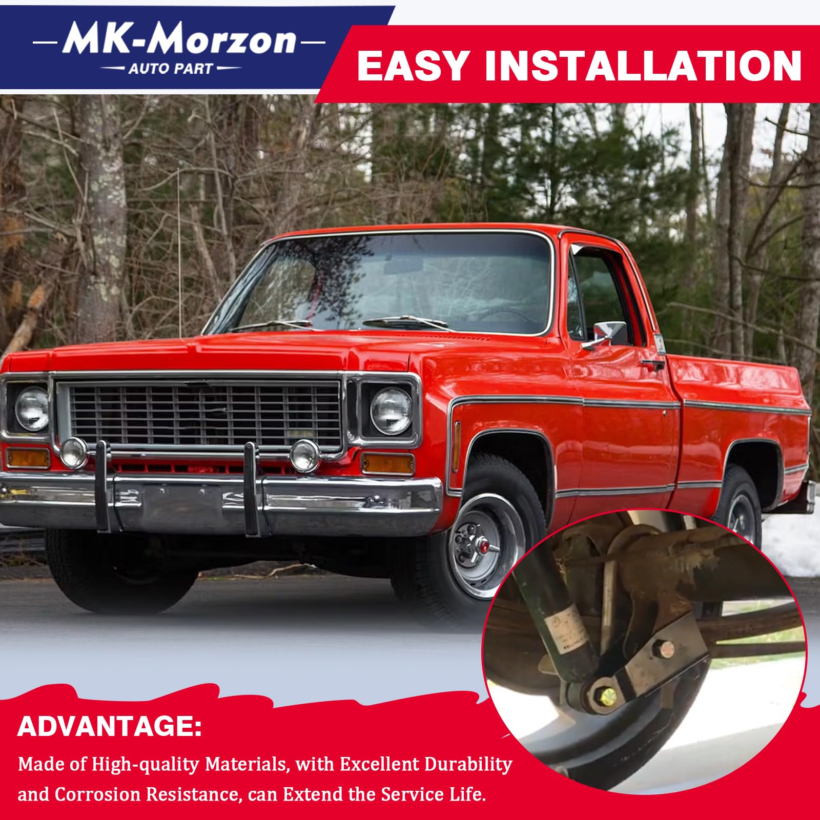 MK-Morzon kit includes all parts for quick installation.