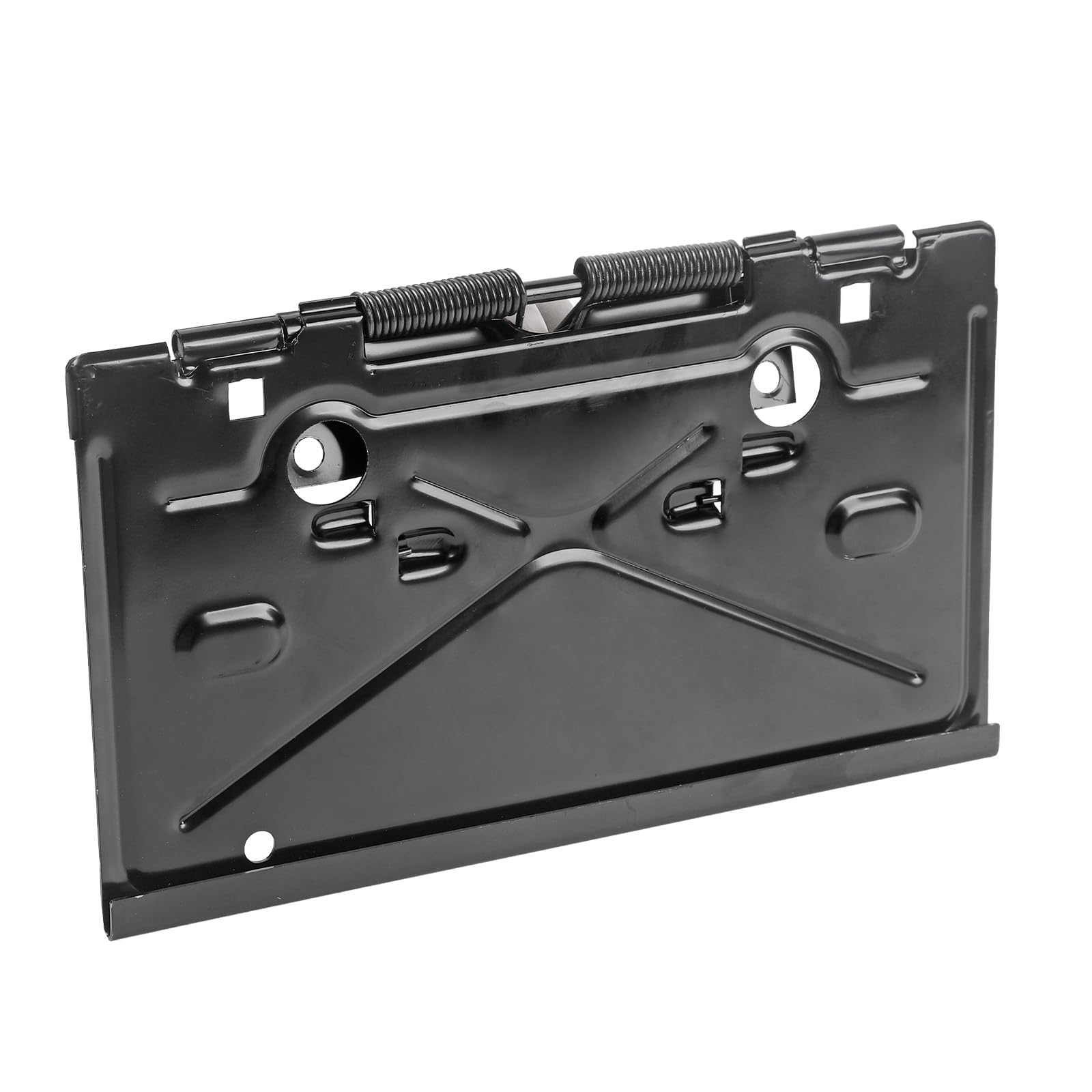 MK-Morzon rear license plate bracket with hinge for secure mounting