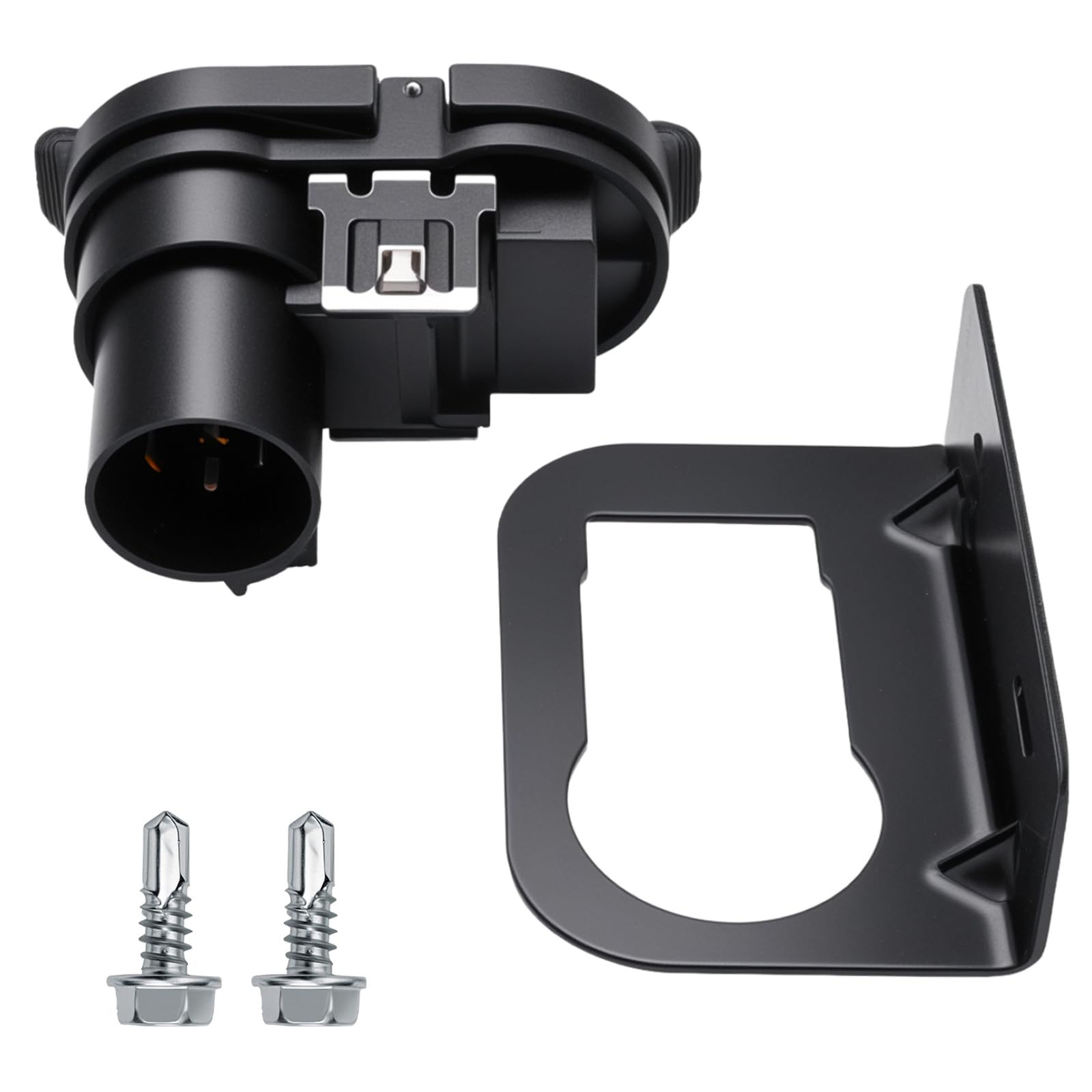 MK-Morzon 7-way connector front view shows rugged build and secure contact points.