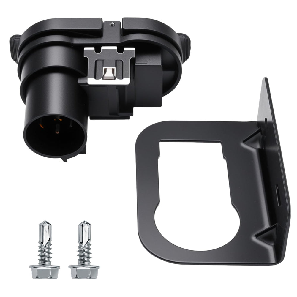MK-Morzon 7-way connector front view shows rugged build and secure contact points.
