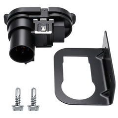 MK-Morzon 7-way connector front view shows rugged build and secure contact points.