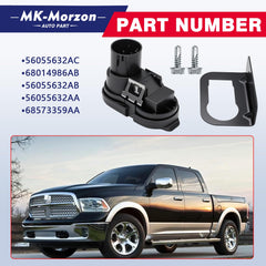 MK-Morzon bracket side-mount for stable installation in a truck bed.