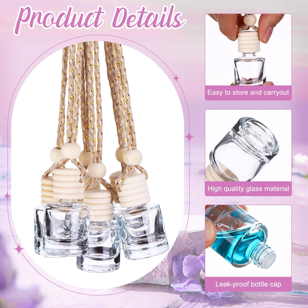 Mkhaslri empty glass diffuser bottle for refillable fragrance.