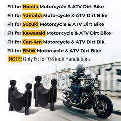 M MATI 7-8 inch handlebar riser side profile shows sturdy aluminum build.