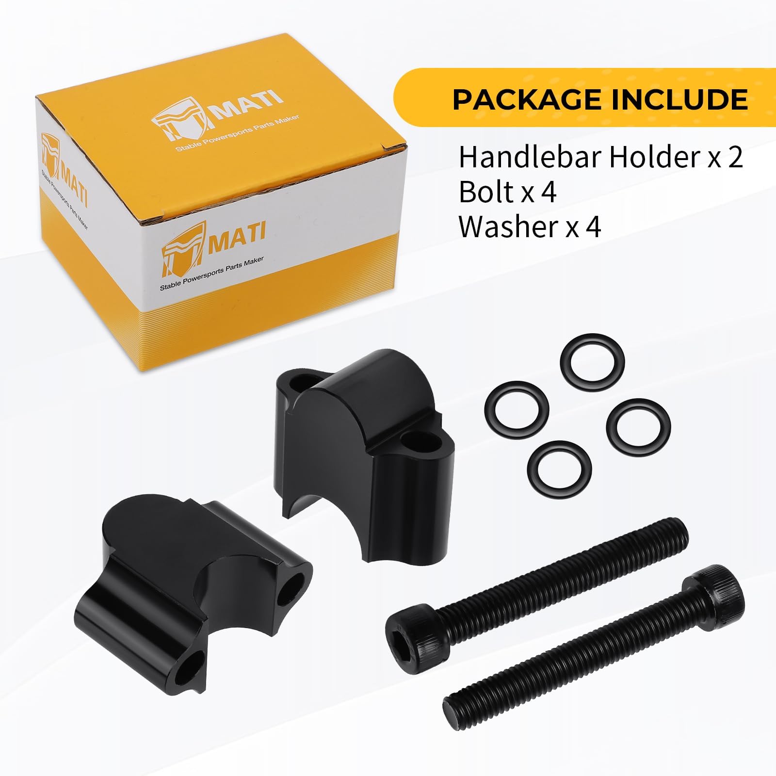 M MATI compatible with Honda Yamaha Suzuki Kawasaki Can-Am BMW motorcycles and ATVs.