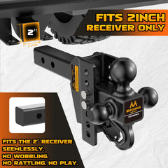 MMTowus 1-7/8 inch ball supports up to 8,000 lbs GTW