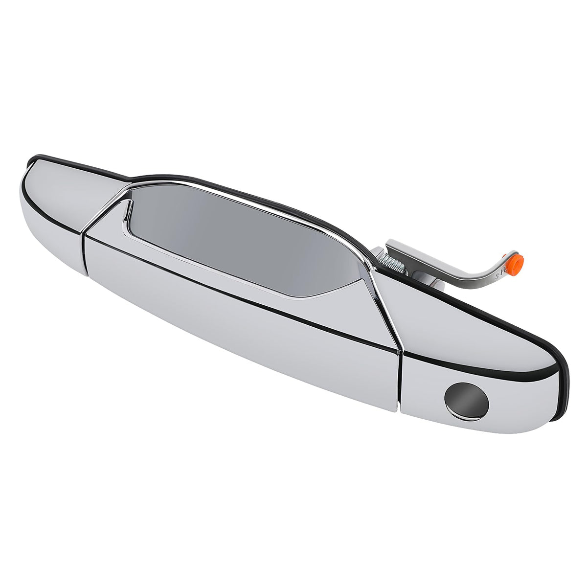 MNJWS exterior chrome door handle for front driver side with weather-resistant finish