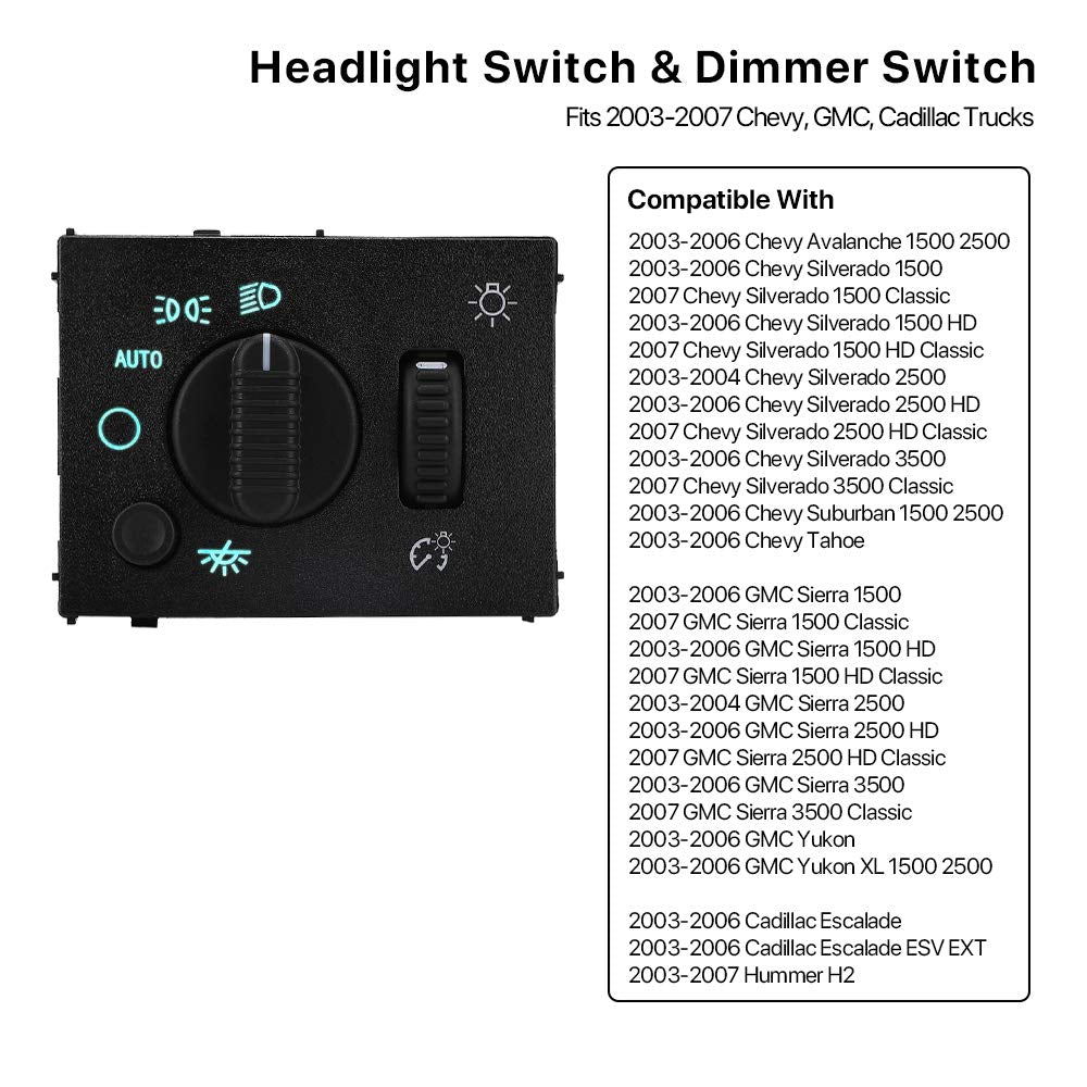 MNJWS headlight switch dimmer dash panel install view for easy DIY replacement.