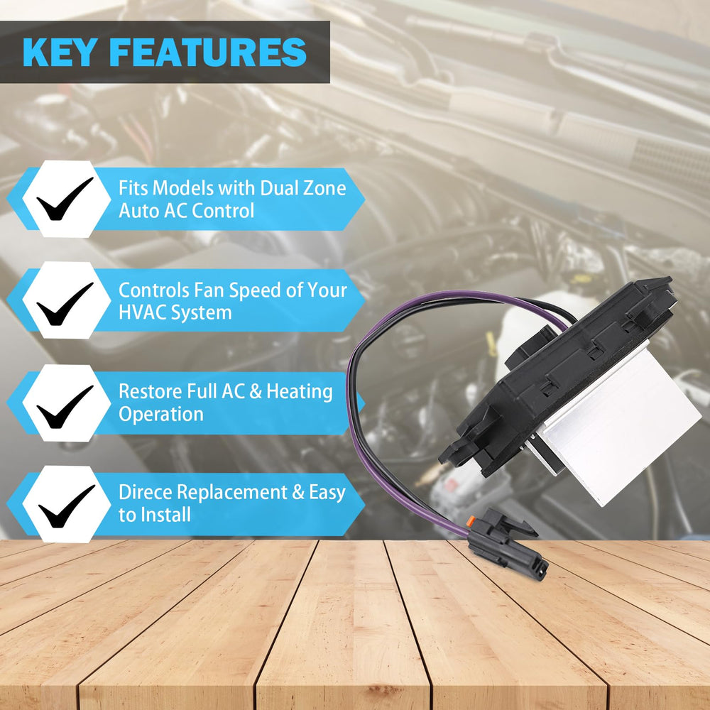 Replacement part numbers label helps quick verification during shopping.