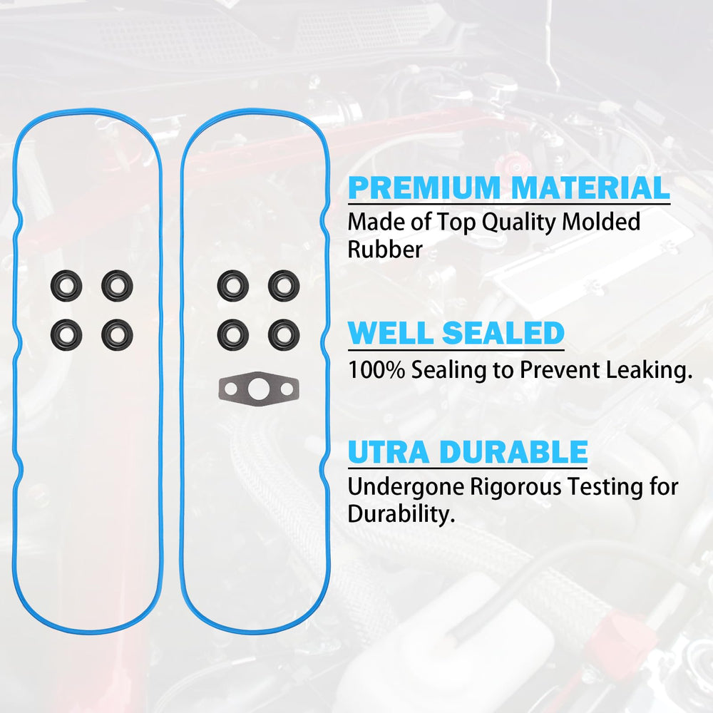 MNJWS gasket kit components laid out for thorough valve repair