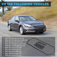 MNJWS valve cover gasket set during installation demonstrates OEM-grade fit.