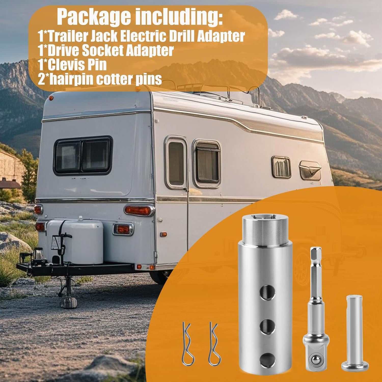 Moalaok stainless steel construction highlights durability for outdoor trailer use.