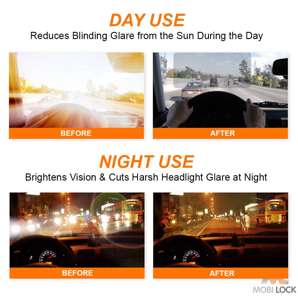 Mobi Lock packaged two visors for front-seat protection and ease of use.
