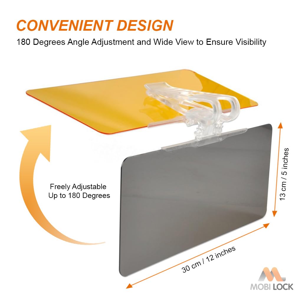 Mobi Lock universal clip installation for easy attachment to existing visors.