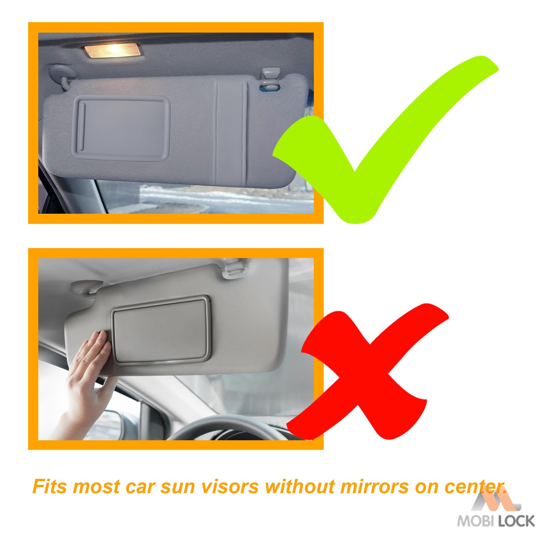 Mobi Lock yellow night-side UV-filter visor to reduce headlight glare.