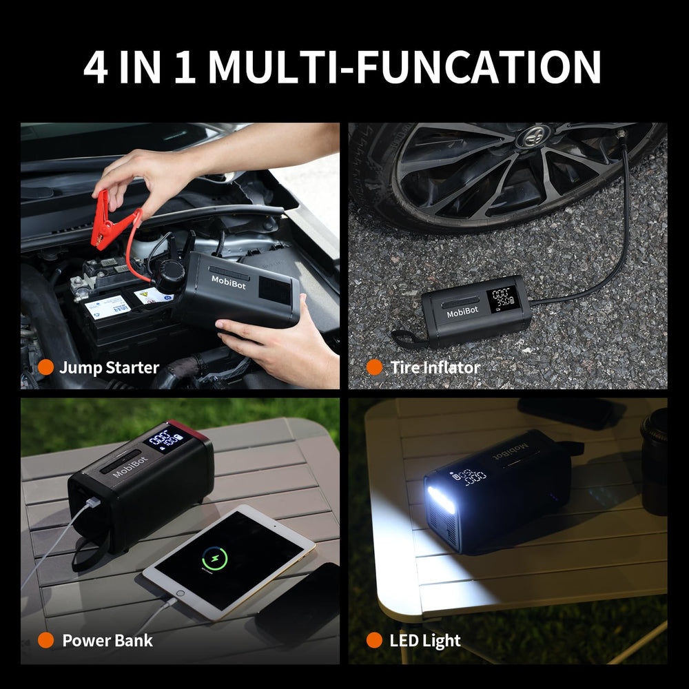 MobiBot 4000A accessories pack includes nozzles and cables for versatility