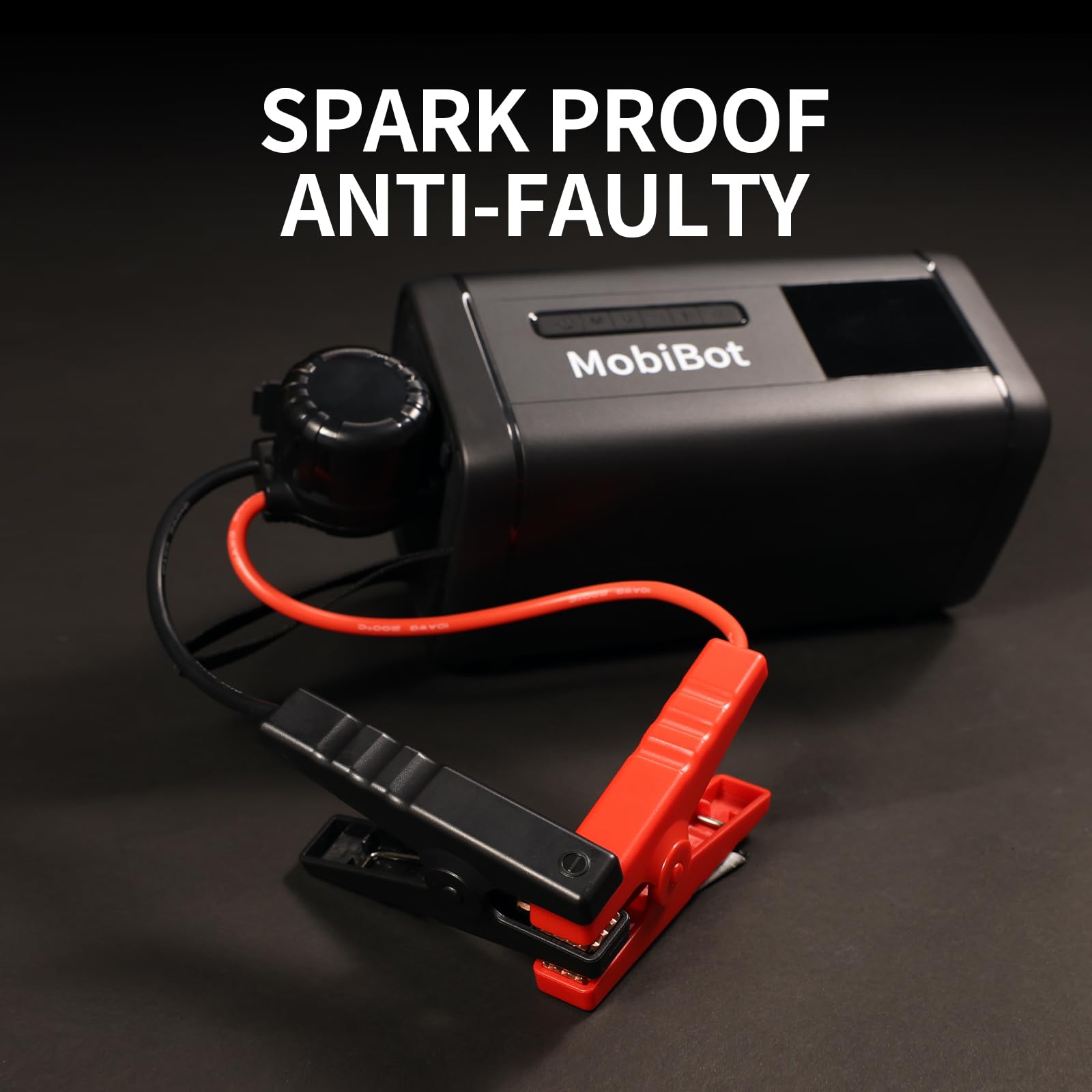 MobiBot 4000A safety clamps highlight spark-free, auto-protection features
