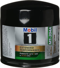 Mobil 1 M1-204A oil filter in action promotes cleaner oil and engine longevity.