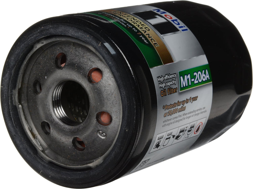 Mobil 1 M1-206A Extended Performance Oil Filter pack view showing two filters for value