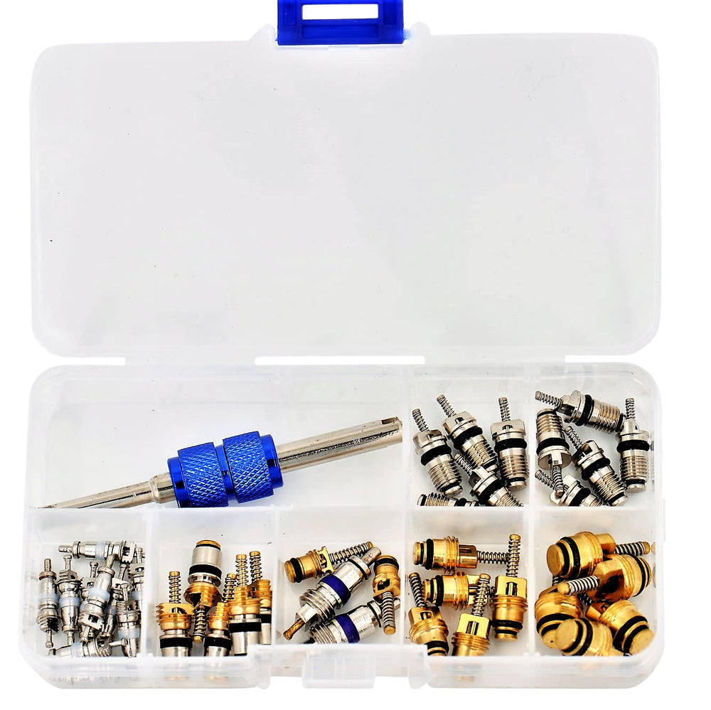 Mobling interchangeable valve cores fitting multiple car models