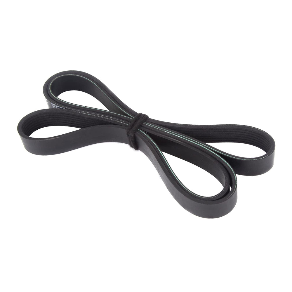 MOCA AUTOPARTS serpentine belt on engine view demonstrates easy fitment for compatible vehicles.
