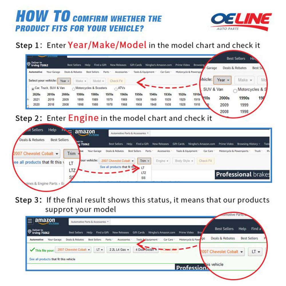 OEM-performance standard assurance for manufacturing and material.