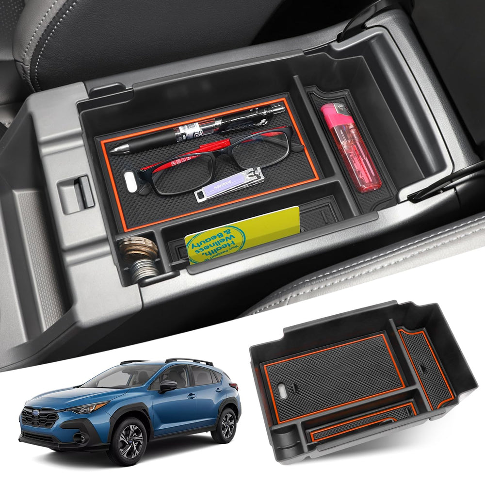 MOCHENT center console organizer for Crosstrek offers precise fit and clutter-free cabin storage.